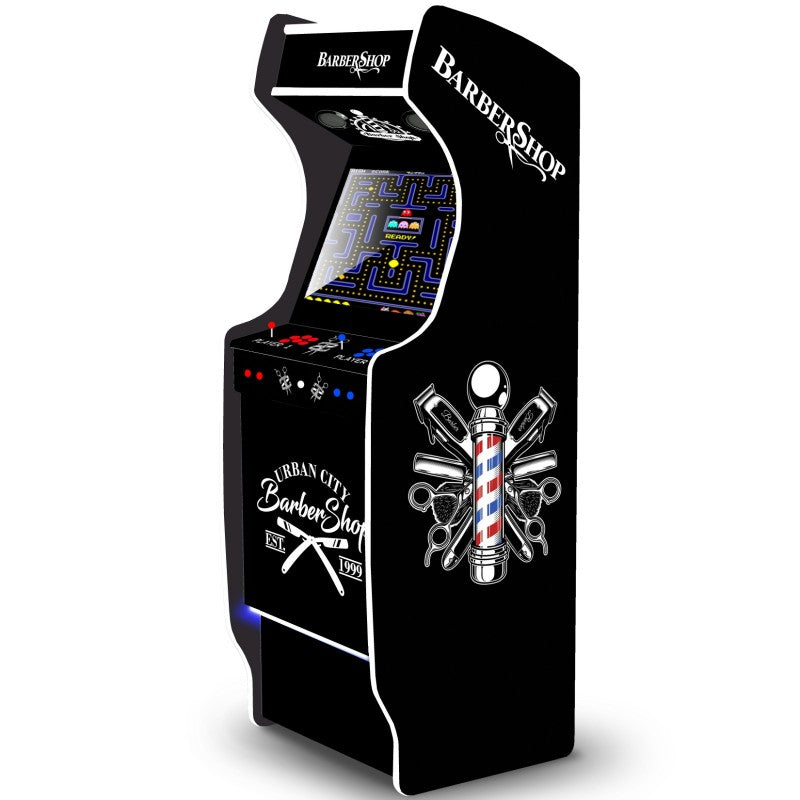 Borne Arcade XL 27 Pouces - Barber Shop - Arcade 360