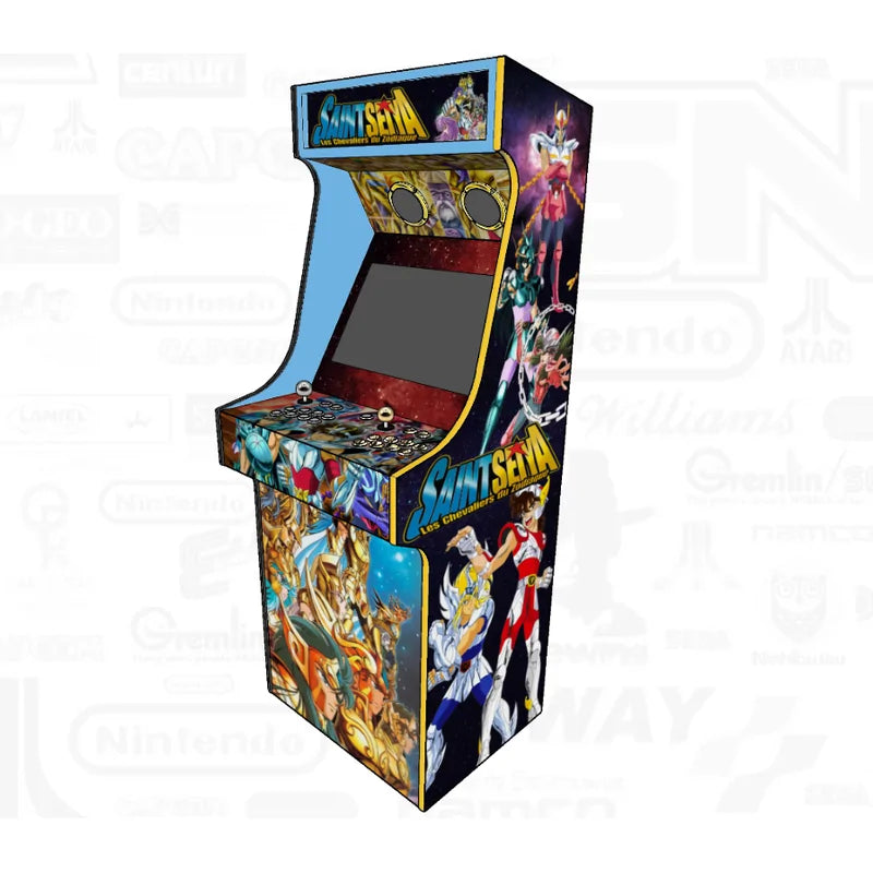 Borne Arcade XL 32 Pouces - Les Chevaliers du Zodiaque - Arcade 360