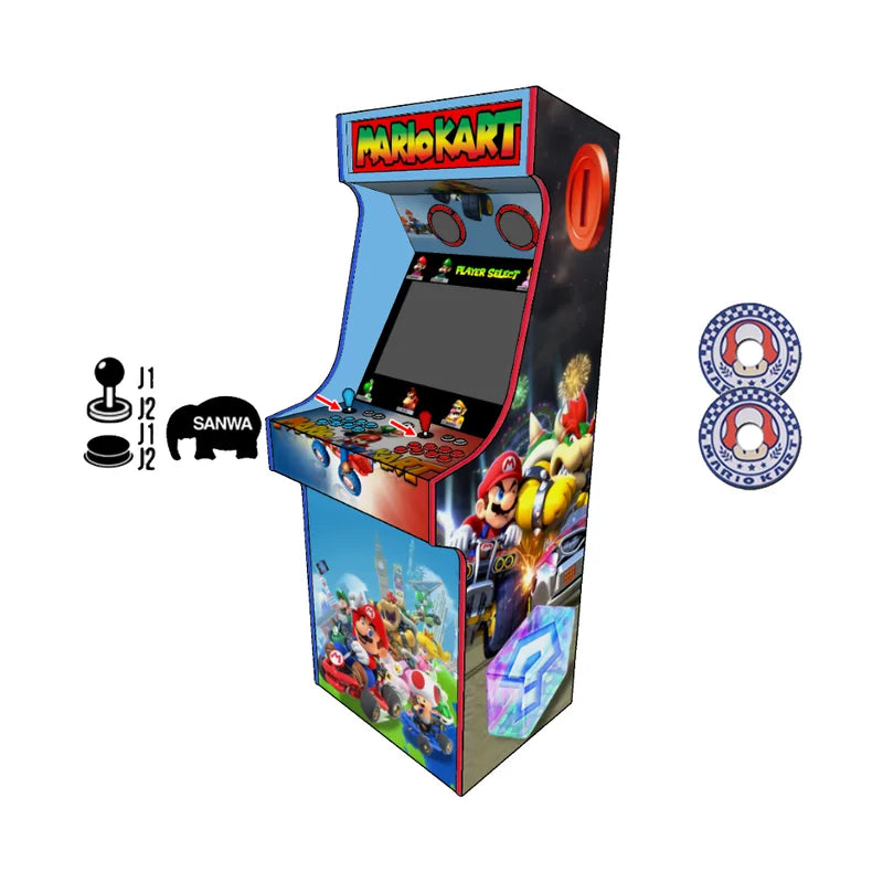 Borne Arcade XL 27 Pouces - Mario Kart - Arcade 360