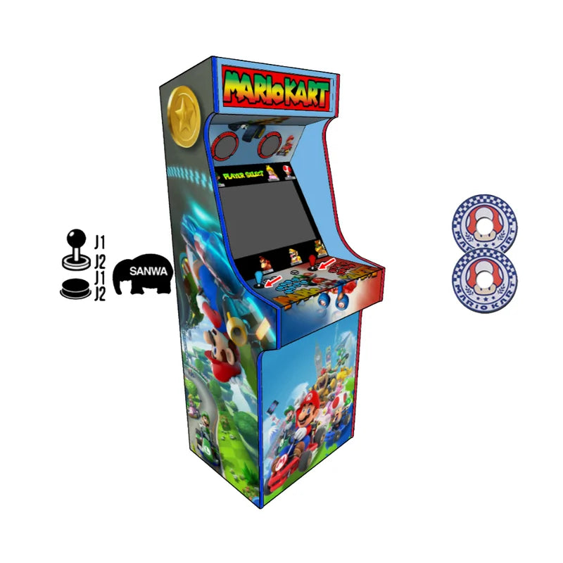 Borne Arcade XL 27 Pouces - Mario Kart - Arcade 360