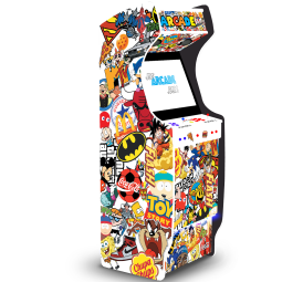 Borne Arcade XL 27 Pouces - Pop Art Blanc - Arcade 360